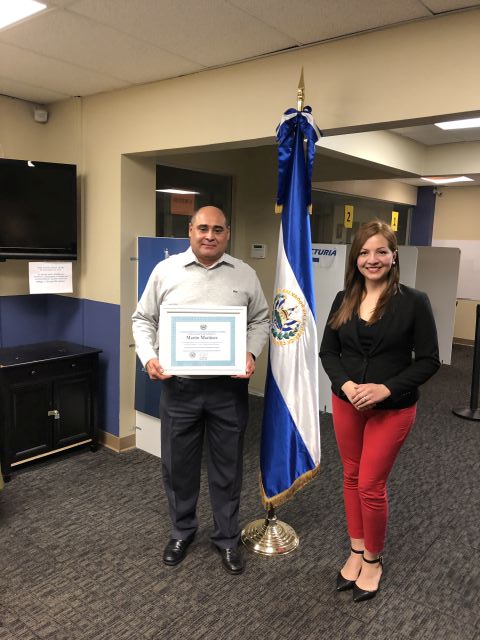 Reconocimiento Martin Martinez 2018